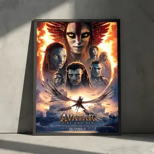 Classic Movie A-Avatar Poster Peel & Stick Poster Set Wall Art – Self-Adhesive Aesthetic Room Decor | Gallery-Quality Waterproof Fade & Scratch Resistant Prints | Living Room, Bedroom, Dorm Home Decoration Multiple Sizes