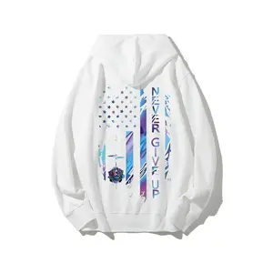 Let This Hoodie Remind You: You’re Stronger Than You Think.Never Give Up-100% Cotton Printed Unisex Casual Hoodie