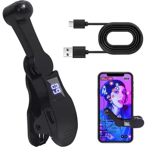 Plug-in Auto Clicker for Smart Phone, Phone Screen Device Speed Clicker for iPhone iPad Apps, Fast Click Simulation Finger Continuous Click for Game, Live Broadcasts Likes, Lightning Deal, Reward Task