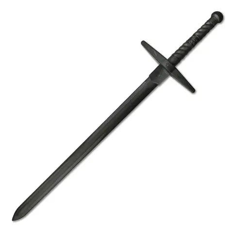 BladesUSA Unisex Black Polypropylene USA Polymer Sword Training Equipment - Lead & Phthalate-Free, Balanced, Durable Safe Martial Arts Gear, Versatile Tool, Safe for All Needs, Rounded Tip for Armored Sparring