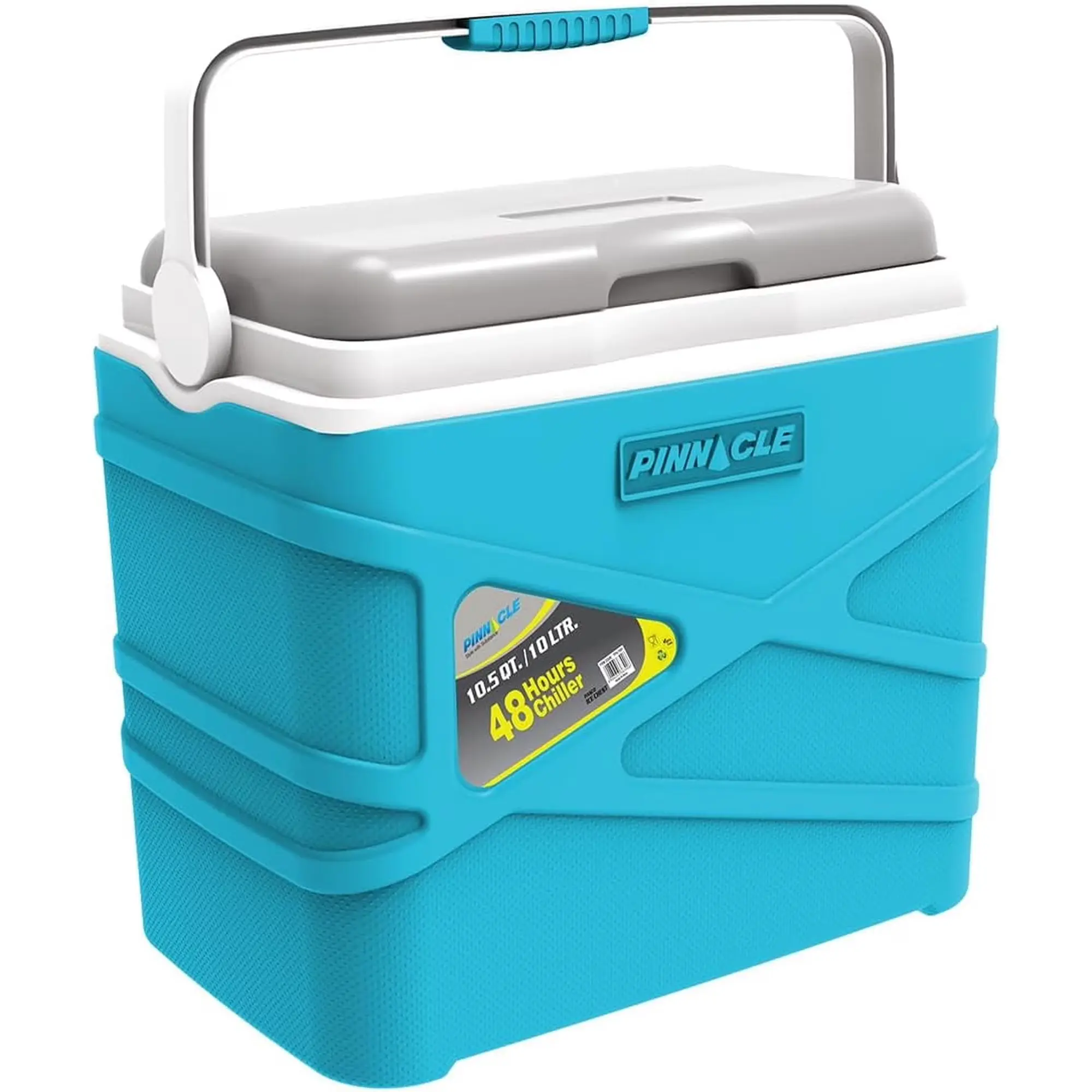 10 L Insulated Cooler Lunch Box Portable Hard Cooler for Camping - Blue
