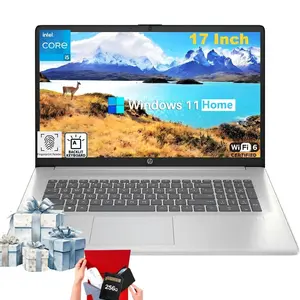 HP Essential Business Laptop, 17.3" FHD Display, Intel Core i5-1334U, up to 32GB RAM, 512GB SSD, Wi-Fi 6, Webcam, Backlit Keyboard, Windows 11 Home, Silver, Bundle Accessory