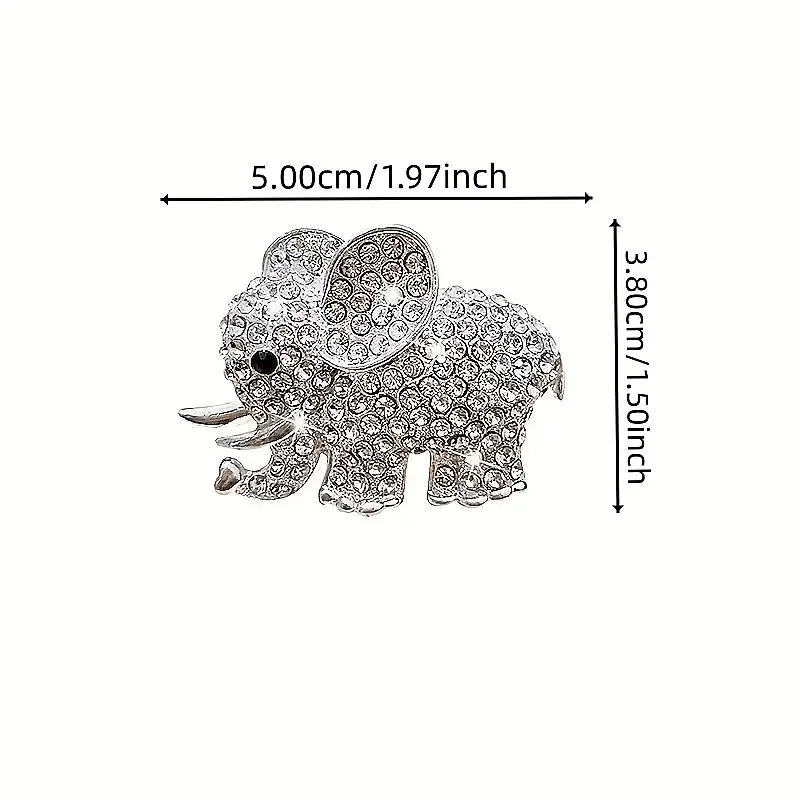 Car Air Fresheners for Air Vent, Rhinestone Decor Elephant Shaped Car Interior Air Outlet Decoration Clip, Car Accessories
