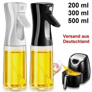 Olive Oil Spray Bottle for Cooking – Refillable Food Grade Oil & Vinegar Mister Kitchen Dispenser