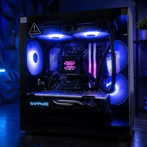 NEW Custom RGB Gaming PC Ryzen 5 / GPU Rx580 / Liquid Cooled/Windows 11 PRO