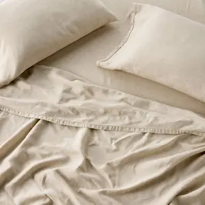 King 100% Linen Sheet Set Natural - Casaluna
