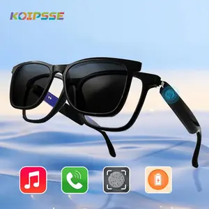 KOIPSSE 2 in 1 Smart Glasses, Multifunctional High-tech One-second Switch Audio Sunglasses, Suitable for Men and Women to Work, Outdoor Sports, Mountaineering and Running