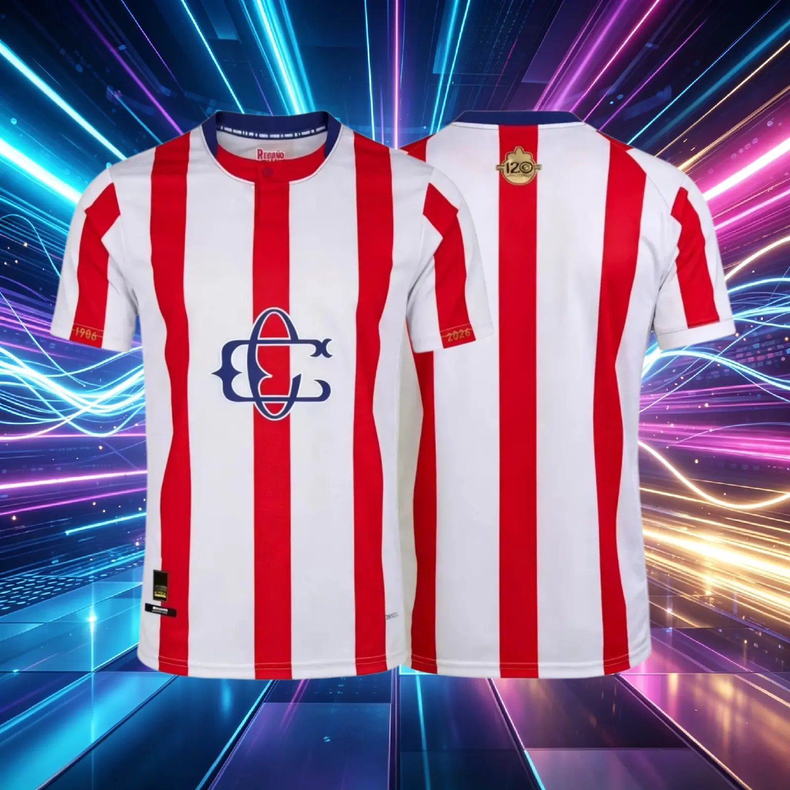 2026 Mexico LIGA MX Chivas de Guadalajara 120th Anniversary White And Red Short And Long Sleeve Soccer Jersey Fans Version Breathable