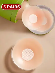 Silicone Invisible Nipple Cover, Reusable Self Adhesive Breast Cover, Women's Lingerie Accessories for Daily Wear, Bras