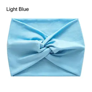 Hair Accessories Twisted Extra Large Thick Wide Headbands Turban Workout Headband Head Wraps for Women NONE