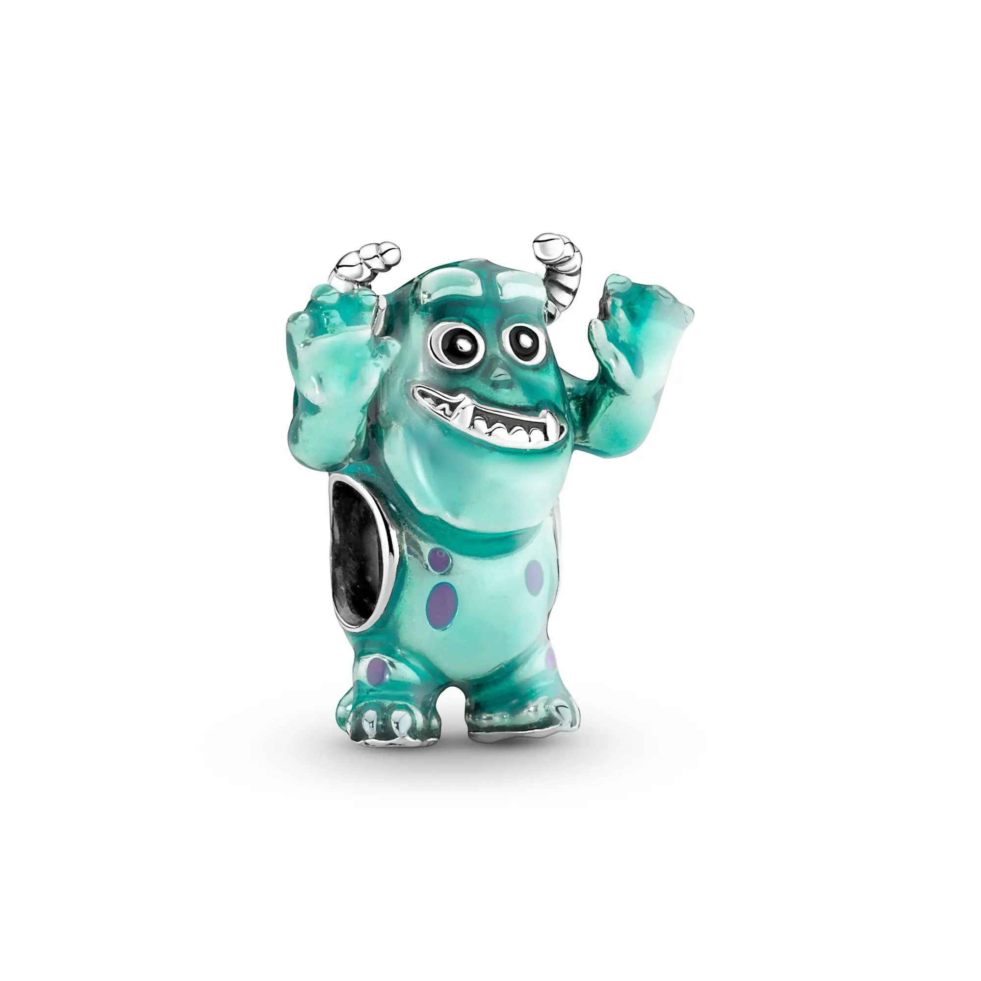Pandora Disney Pixar Sulley Charm 792031C01, Charms & Pendants, Lifelike