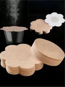 Disposable Nipple Cover, 20/40pcs Anti-chafing Disposable Breast Petals, Ultra-thin Seamless Breathable Nipple Stickers, Sticky Nipple Covers For Women's Daily Use, Women's Lingerie Accessories