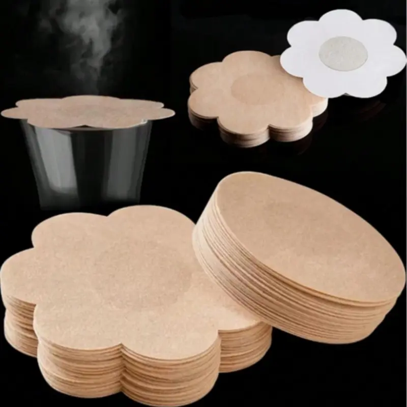 Disposable Nipple Cover, 20/40 Pcs Anti-chafing Disposable Breast Petals, Ultra-thin Seamless Breathable Sticky Minimalist Nipple Stickers, Nip Covers for Women's Daily Use, Women's Lingerie Accessories