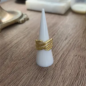 Adjustable gold filled ring