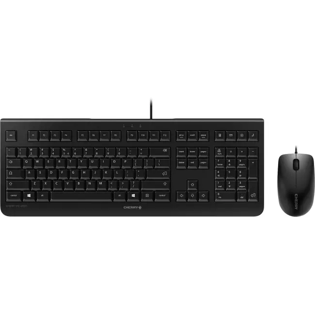 Cherry Professional Wired Desktop Set 104 Key Keyboard & 3-Button Mouse
