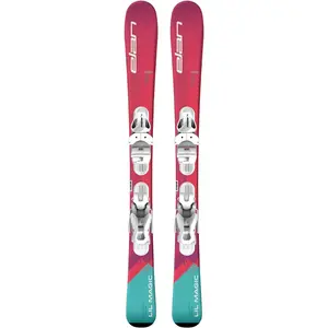Elan Girls Lil Magic Skis with EL 4.5 Bindings 2023