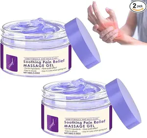 Kresin Joint Pain Purple GelNatural Blend of Purple Gel - Soothing Knees, Lumbar, Neck, Hands and Feet （2Pcs）