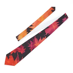 Multi Colored Tie Dyed Necktie - Versatile Design, Lightweight, Suitable for Various Occasions, Ideal for Casual Wear