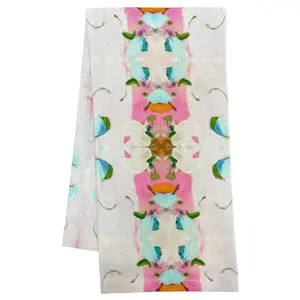 Monet's Garden Tea Towel by Laura Park