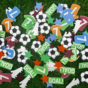 Soccer Party Confetti | Custom Jersey Numbers | GOAL Table Scatter | RiverLilyCrafts