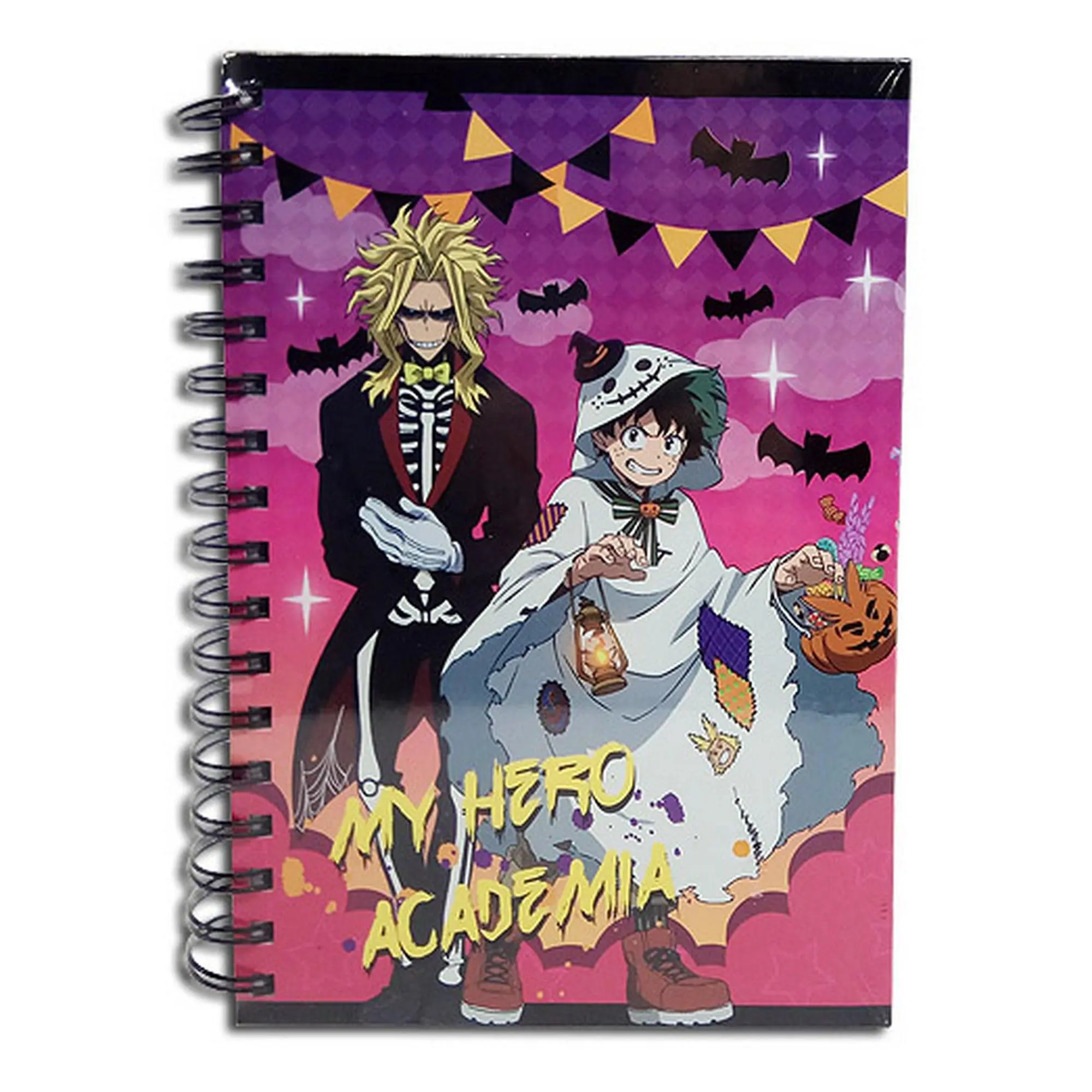 My Hero Academia - Izuku Midoriya "Deku" & All Might Halloween Notebook