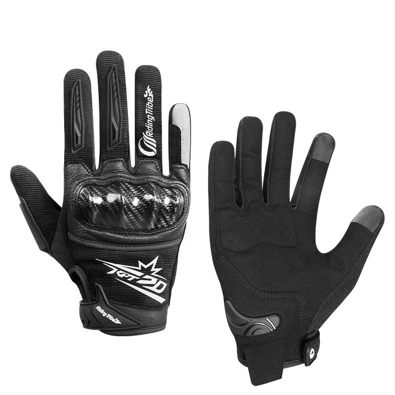 Summer Breathable Motorcycle Riding Gloves for Men and Women, Anti-Fall, Wear-Resistant, Touchscreen Compatible, Non-Slip, All-Season Universal Motorbike Gloves