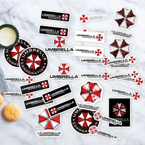 Stickers Pack 20 Pcs Umbrella Vinyl Luggage Waterproof Evil Laptop Aesthetic Corporation Bike Guitar Car  Bumper Skateboard Colorful Bottle Water
