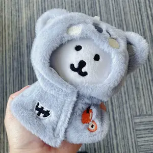 Cute Cotton Doll Clothes Set, Chiikawa Bear, Adorable Clothing for 10cm Plush Toys, Perfect Gift for Kids & Collectors