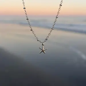sterling silver starfish necklace