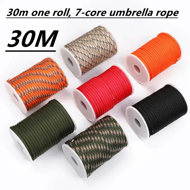 550 Paracord Survival Rope – 7-Core Outdoor Camping Cord (5M/15M/30M)  | Daniel’s Outdoor Company