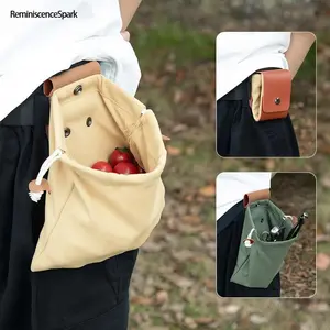 1 Count Outdoor Foraging Waist Bag – Portable Multi-Use Camping Storage Bag, Lightweight Durable Fanny Pack Ideal for Fruit Picking, Hiking, Trekking & All Outdoor Camping Activities