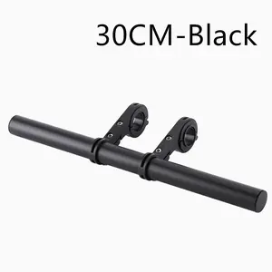 10/20/30cm Bicycle Handlebar Extended Bracket MTB Headlight Mount Extented Bar Road Mountain Bike Handlebar Extender Rack Parts