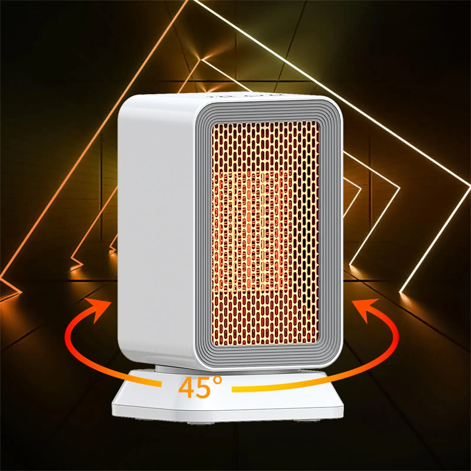 Space Heater, Portable Electric Heaters for Indoor Use with Thermostat, 3 Mode Timer, 1000W PTC Ceramic Fast Safety Heat for Office Bedroom Home