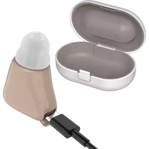 Rechargeable Sound Amplifier – Wireless Bluetooth Personal Sound Enhancer with Smart Controls, Comfortable In-Ear Design, All-Day Battery Life