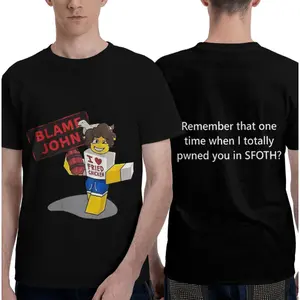 Classic Wojak Meme T-Shirts Funny Blame John Shedletsky Forsaken Harajuku Oversized Men Women Print Cotton Fashion Unisex Tops