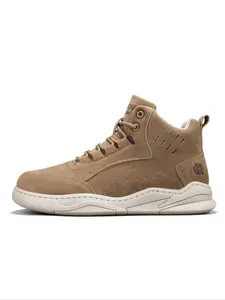 Men's Retro High-Top Casual Shoes, Comfortable Sneakers for Daily Wear, Outdoor Activities, Mens Boots for Autumn Winter