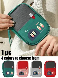 Portable Medical Kit with Pill Bottle Design, Waterproof Large Capacity First Aid Bag for Travel, Home, Dorms, and Emergencies, Essential for Students, Nurses, Outdoor Adventures
