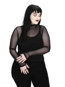 Mesh Turtle Neck FOXBLOOD