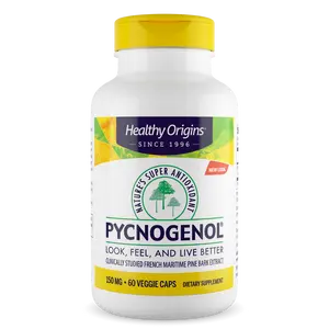 Healthy Origins -  Pycnogenol 150mg  (Nature's Super Antioxidant)  Dietary Supplement - 3 Sizes