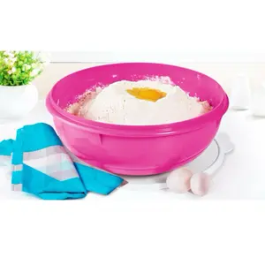 Fix N Mix Bowl 26 Cups Hot Pink 6.5-Liter Airtight Seal BPA-Free Dishwasher-Safe Durable Kitchen Storage Tableware