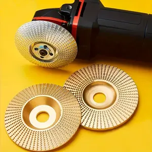 3pcs Woodworking Grinding Wheel Set, 100mm/16mm Diameter, High-Speed Forming & Shaping Wheels, Perfect for Angle Grinder, Efficient Sanding & Grinding Tool for Woodworking Projects