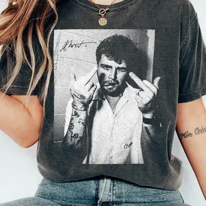 Vintage Alex Warren Middle Finger Retro T-Shirt, Music Tour 2025 Cheaper Than Therapy Global Sweatshirt, Cloud Tee Casual Comfort Hoodie, Men's Outfits Local Gift for him, for her