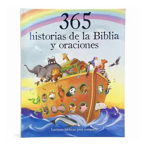 365 Historias Bíblicas y Oraciones | Niños 3-8 - Hardcover – Illustrated
