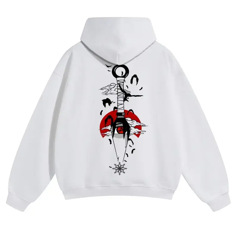 anime Itachi  FallFreshness outfits men streetwear 80s 90s graphic tees cotton Anime funny 300G Hoodies men gifts