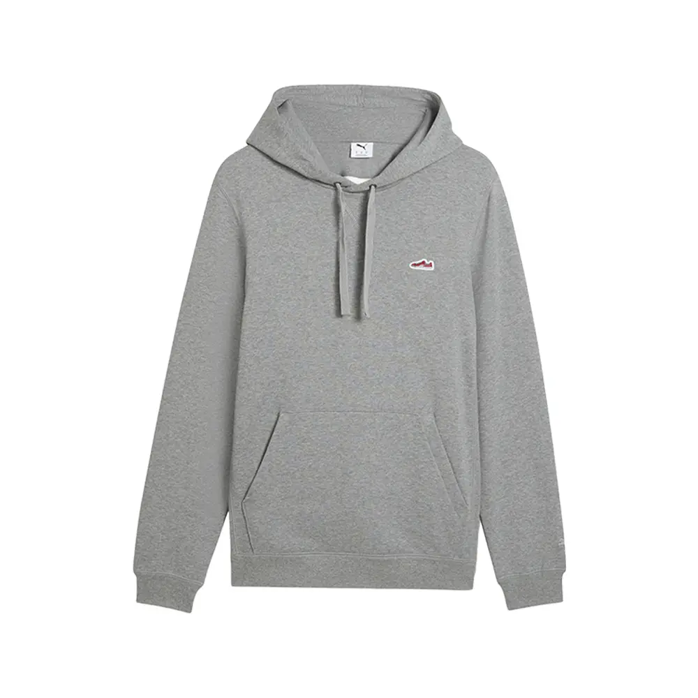 PUMA Mens Wardrobe Essentials Suede Hoodie Casual Outerwear Casual - Grey