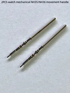 2pcs Watch Mechanical Movement Handle, Compatible with Nh35/36, Ideal for Clock Repair & DIY Projects, Essential Tool for Enthusiasts
