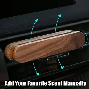 2026 New Car Wooden Magnetic Air Conditioner Aromatherapy Diffuser, Aromatherapy Diffuser, Easy to Install, No Battery, No Perfume
