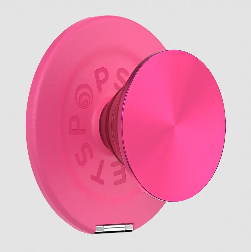 popsockets Aluminum Fuchsia  MagSafe Kick-Out Grip & Stand