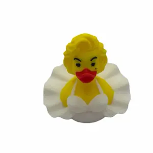 TheDuckDude Mini Glam Star Duck - Lightweight Artistic Print Collectible Figurine with Bold Look, Smooth Finish, Glam Mascot, Dashboard Decor, Off-Road Gift, Desk Accessory