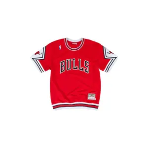 NBA AUTHENTIC SHOOTING SHIRT CHICAGO BULLS 87-88 "Scarlet" ASSHLG18046 CBUSCAR87